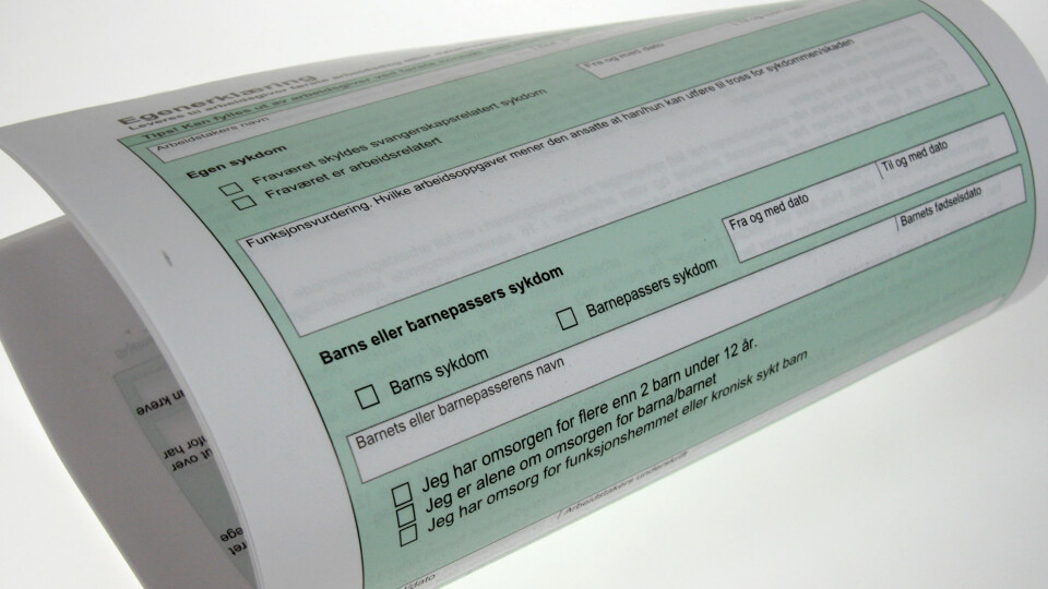 Jobb En Av Ti Tar Egenmelding Uten A Vaere Syk Dinside