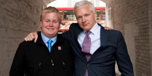 image: Slik tystet han på Julian Assange