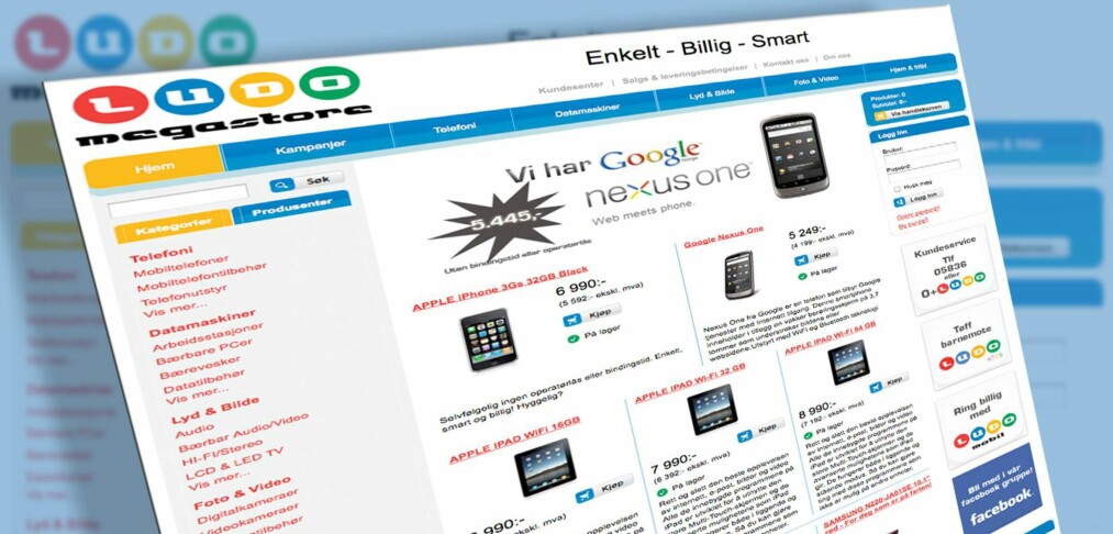 Ny nettbutikk: Er den billigst? Ny nettbutikk: Er den billigst?