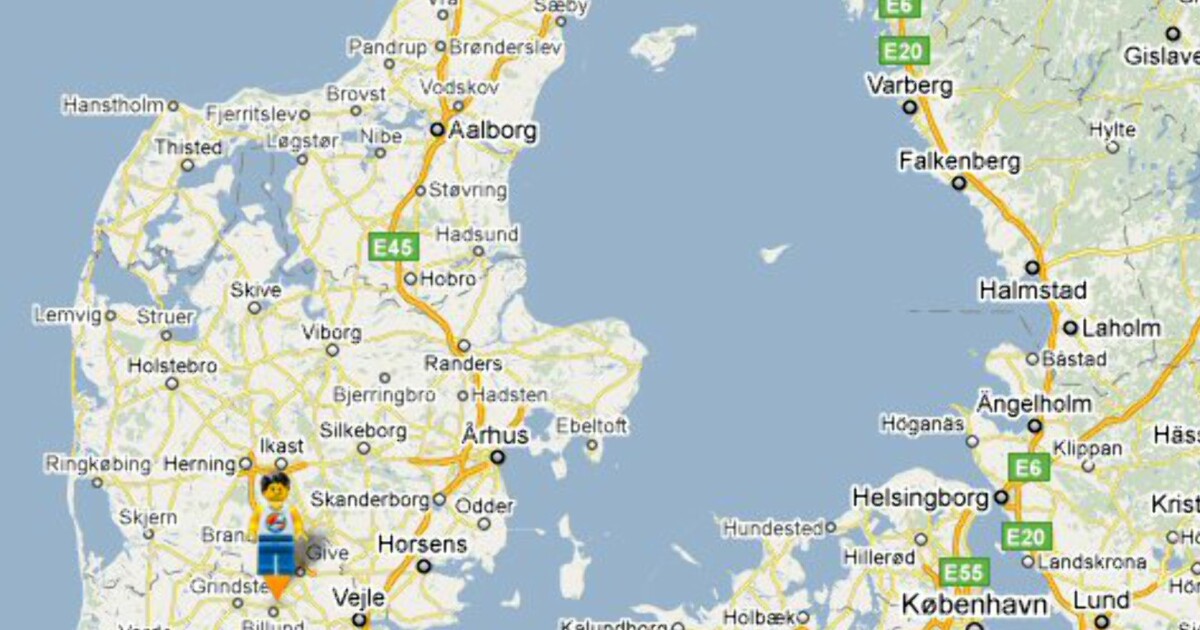 kart over danmark legoland Reise Like Langt Til Legoland kart over danmark legoland