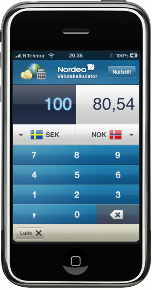valutta kalkulator