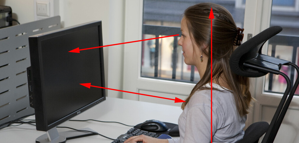 Slik sitter du riktig Slik sitter du riktig