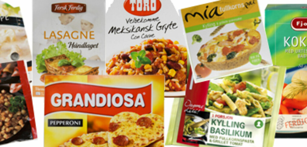 Test av hurtigmiddager Test av hurtigmiddager