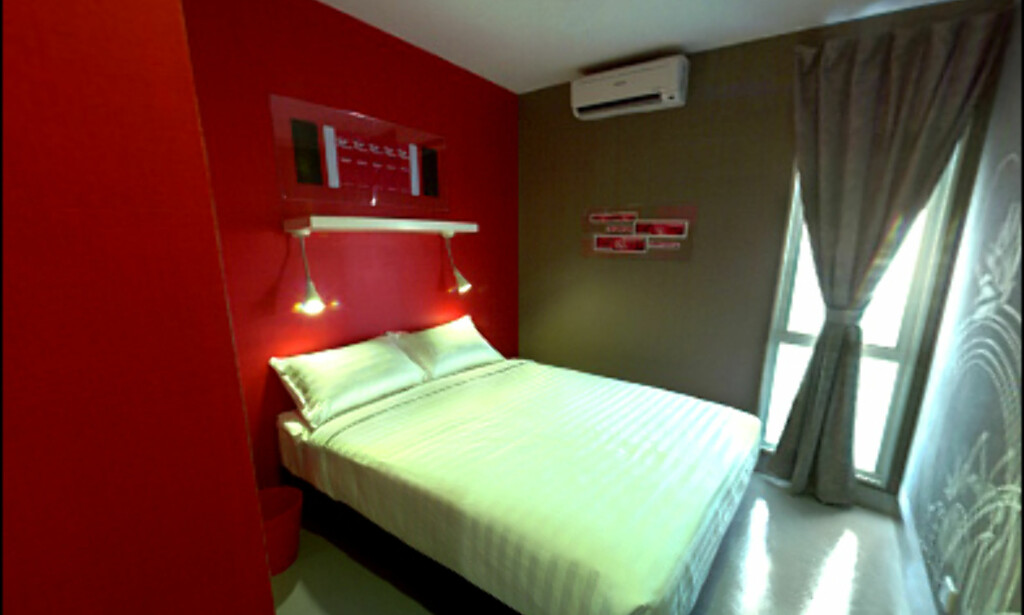 I følge Tune Hotels' nettsider skal sengene være femstjerners. Foto: Tune Hotels I følge Tune Hotels' nettsider skal sengene være femstjerners. Foto: Tune Hotels