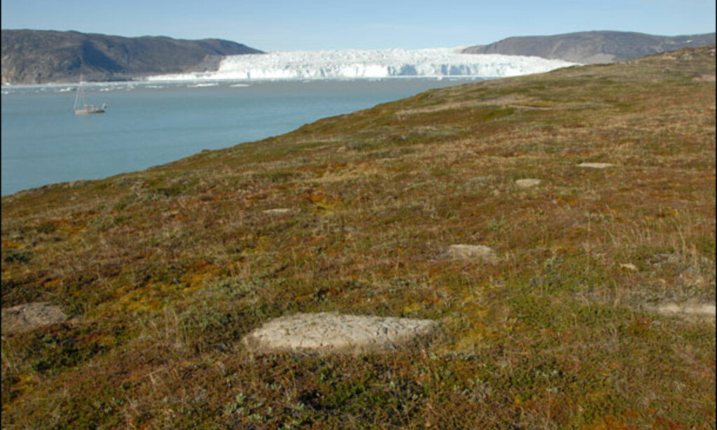 Eqip Sermia har en fem kilometer lang brefront som kalver i havet. Foto: Lars Brubæk Eqip Sermia har en fem kilometer lang brefront som kalver i havet. Foto: Lars Brubæk