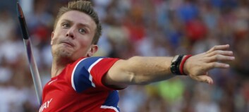 Thorkildsen sliter med å få spydet over 80 meter Thorkildsen sliter med å få spydet over 80 meter
