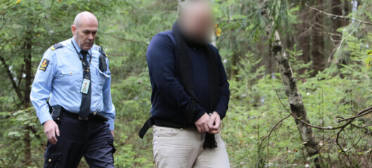 Her er tiltalte på vei til stedet der Sigrid (16) ble funnet død Her er tiltalte på vei til stedet der Sigrid (16) ble funnet død