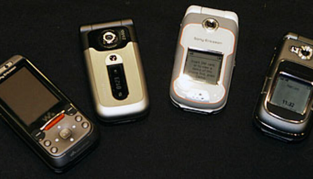 Sony Ericsson W850, Sony Ericsson Z550, Sony Ericsson W710 og Sony Ericsson Z710 Foto: Per Ervland Sony Ericsson W850, Sony Ericsson Z550, Sony Ericsson W710 og Sony Ericsson Z710 Foto: Per Ervland