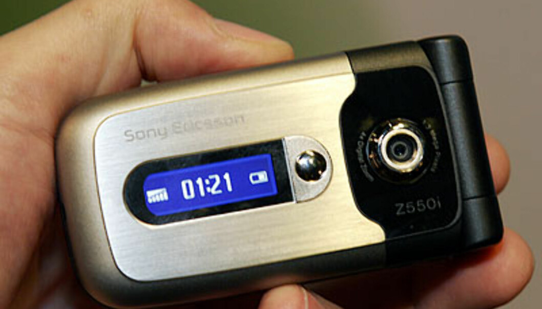 Sony Ericsson Z550 Foto: Per Ervland Sony Ericsson Z550 Foto: Per Ervland