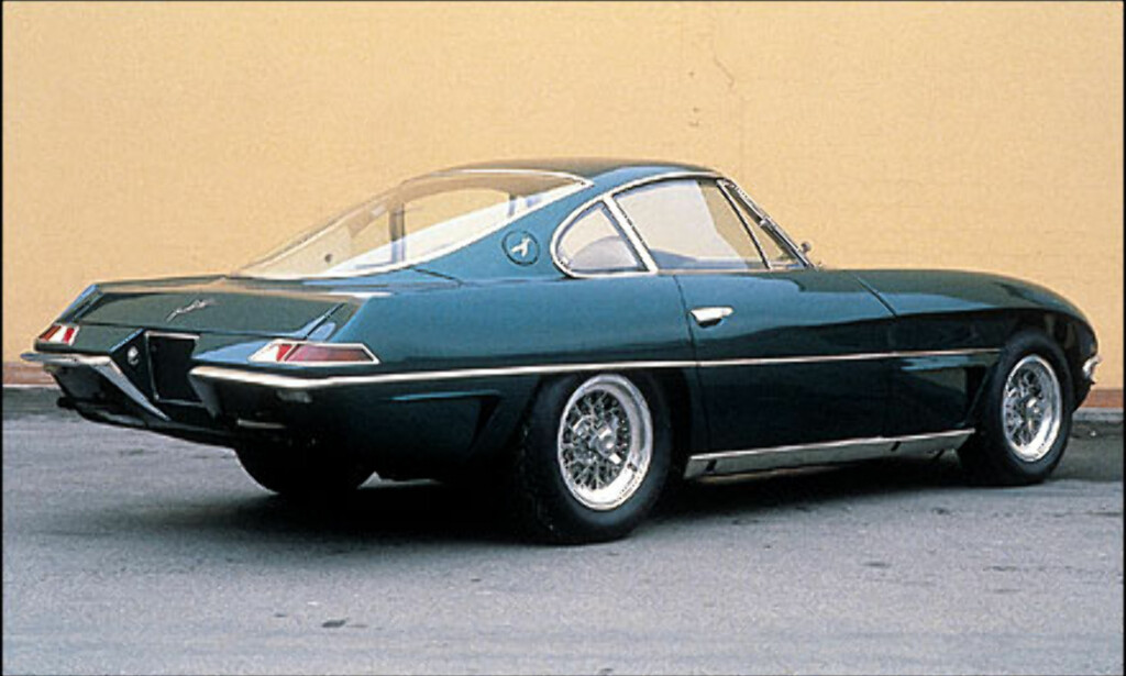 Konseptbilen Lamborghini 350 GTV ble for aller første gang vist på bilmessen i Torino i oktober 1963. Konseptbilen Lamborghini 350 GTV ble for aller første gang vist på bilmessen i Torino i oktober 1963.