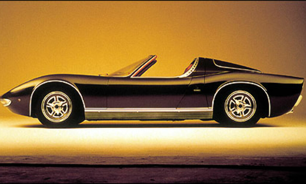 Miura roadster fra 1968. Miura roadster fra 1968.