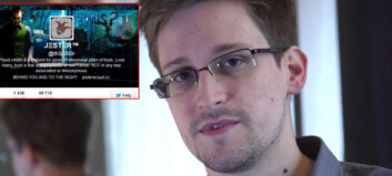 Edward Snowden har hisset på seg mystisk hacker Edward Snowden har hisset på seg mystisk hacker