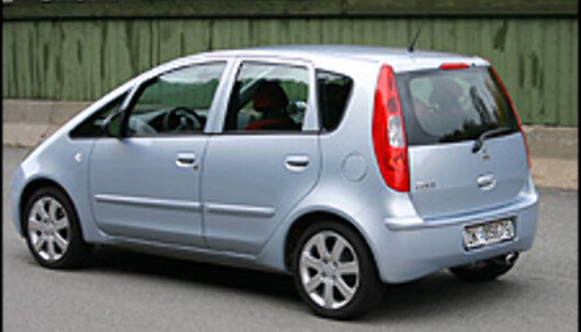 Test av Mitsubishi Colt 1.3 Test av Mitsubishi Colt 1.3