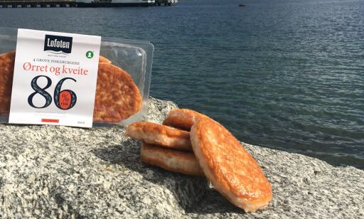 image: Fiskeburger med «86 prosent fisk - ørret og kveite» inneholder mest hyse og hvitlaks