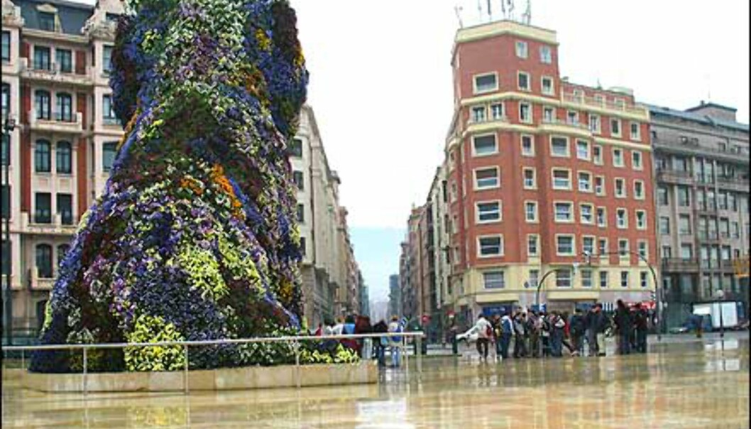 Titaniumblomst i Bilbao Titaniumblomst i Bilbao
