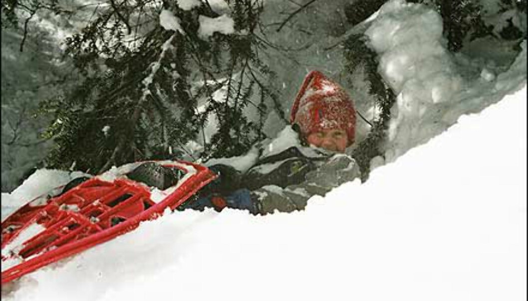 Christophe Kristian Blomberg på trugetur i snøen. <I>Foto: Anita Blomberg</I> Foto: Anita Blomberg Christophe Kristian Blomberg på trugetur i snøen. <I>Foto: Anita Blomberg</I> Foto: Anita Blomberg