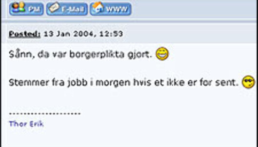 Entusiaster kuppet avstemming Entusiaster kuppet avstemming