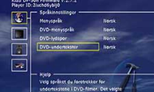 Menyen er oversiktlig og norsk. Menyen er oversiktlig og norsk.