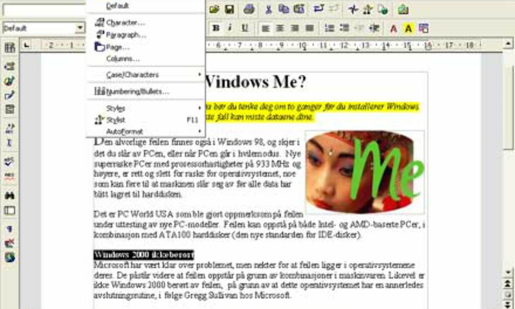 OpenOffice Writer er kompatibel med Microsoft Word. OpenOffice Writer er kompatibel med Microsoft Word.