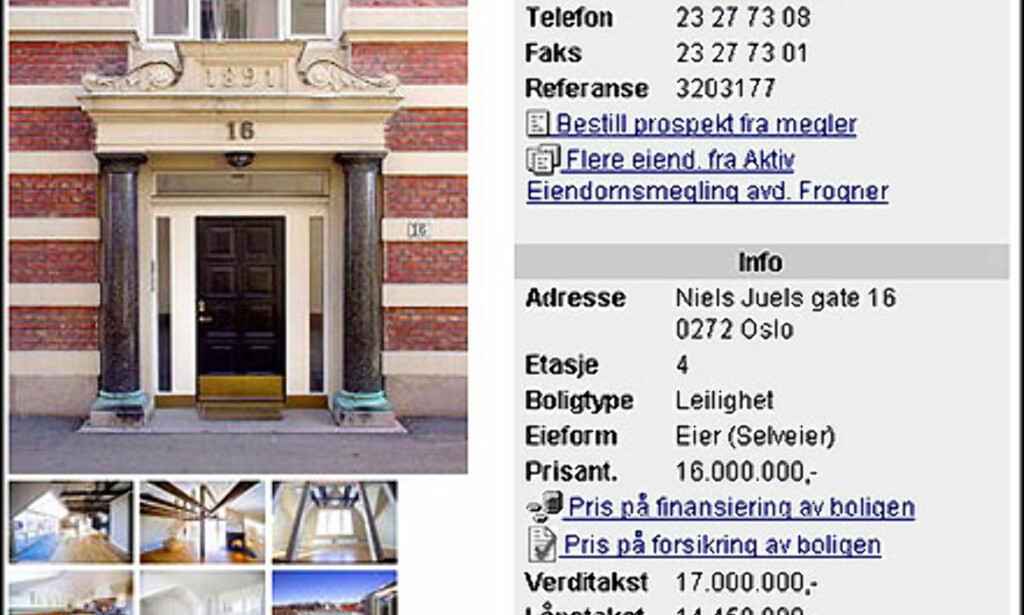 image: April: Oslos dyreste leilighet image: April: Oslos dyreste leilighet