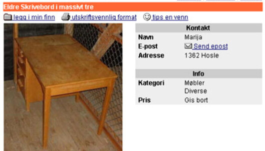 Arbeidsbord Arbeidsbord