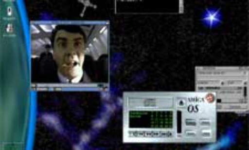 Brukergrensesnittet på AmigaOS har mange likheter med andre kjente grafiske operativsystemer (klikk på bildet for stor versjon) Brukergrensesnittet på AmigaOS har mange likheter med andre kjente grafiske operativsystemer (klikk på bildet for stor versjon)