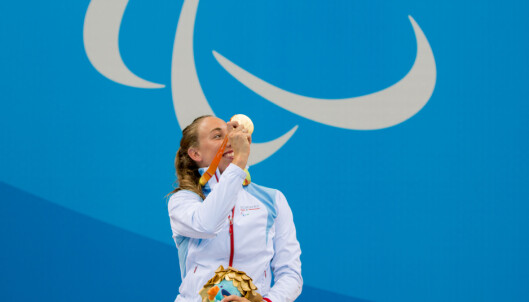 <strong><div>GULL:</strong> Før hun vant 100 meter bryst helt overlegent.<br>Foto: Caroline Dokken Wendelborg/ Norges idrettsforbund
</div> <strong><div>GULL:</strong> Før hun vant 100 meter bryst helt overlegent.<br>Foto: Caroline Dokken Wendelborg/ Norges idrettsforbund
</div>