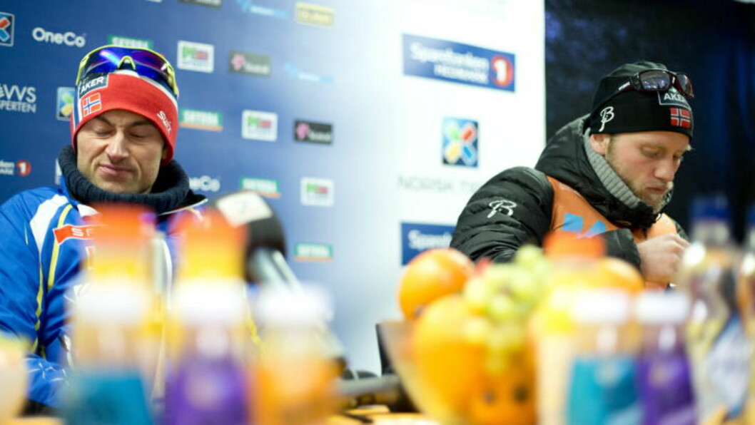 <strong>IKKE TATT MER RESSURSER:</strong> Martin Johnsrud Sundby hevder han har brukt minimalt på krefter på hele Petter-situasjonen. Han føler at Petter Northug ikke har tatt mer ressurser enn det andre utøvere har fått.
Foto: Håkon Mosvold Larsen / NTB scanpix <strong>IKKE TATT MER RESSURSER:</strong> Martin Johnsrud Sundby hevder han har brukt minimalt på krefter på hele Petter-situasjonen. Han føler at Petter Northug ikke har tatt mer ressurser enn det andre utøvere har fått.
Foto: Håkon Mosvold Larsen / NTB scanpix