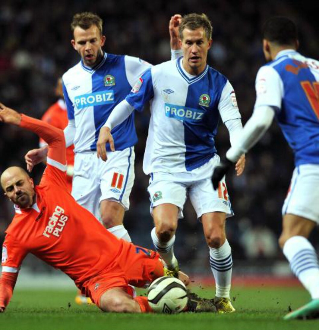 <strong>SLÅTT UT:</strong> Morten Gamst Pedersen spilte hele kampen for Blackburn. Foto: PAUL ELLIS, AFP / NTB SCANPIX <strong>SLÅTT UT:</strong> Morten Gamst Pedersen spilte hele kampen for Blackburn. Foto: PAUL ELLIS, AFP / NTB SCANPIX