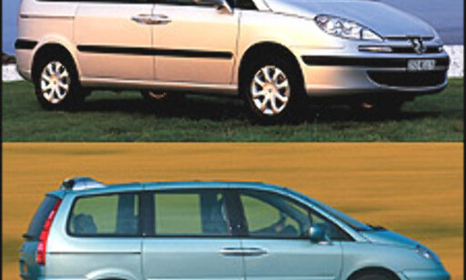 MERKELIG 2: Peugeot 807 (over): 324 liter. Citroën C8: 1.160 liter. MERKELIG 2: Peugeot 807 (over): 324 liter. Citroën C8: 1.160 liter.