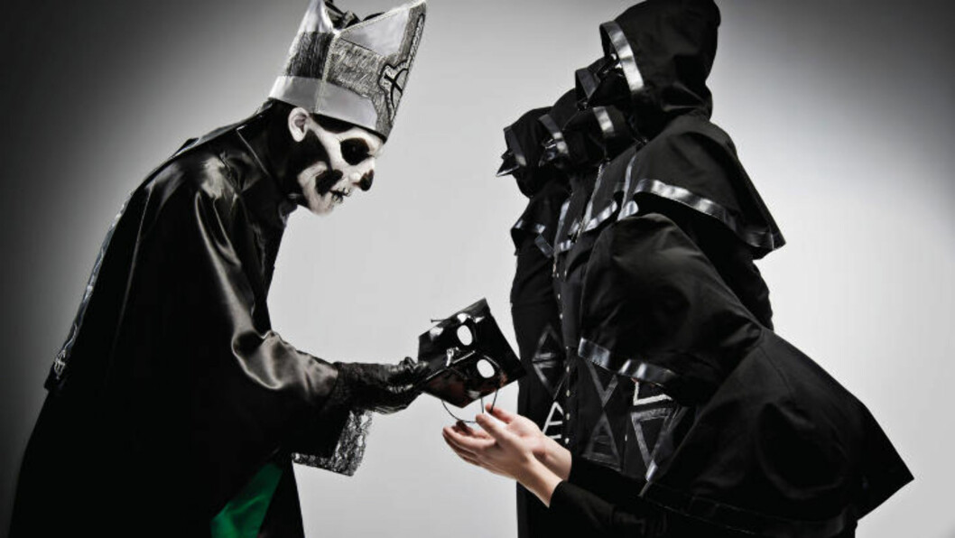 GHOST: Papa Emeritus II og hans disipler. Foto: Ester Segarra GHOST: Papa Emeritus II og hans disipler. Foto: Ester Segarra
