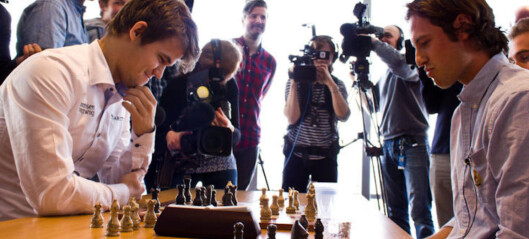 Carlsen trengte 32 sekunder på å sette «Mix» sjakk matt Carlsen trengte 32 sekunder på å sette «Mix» sjakk matt