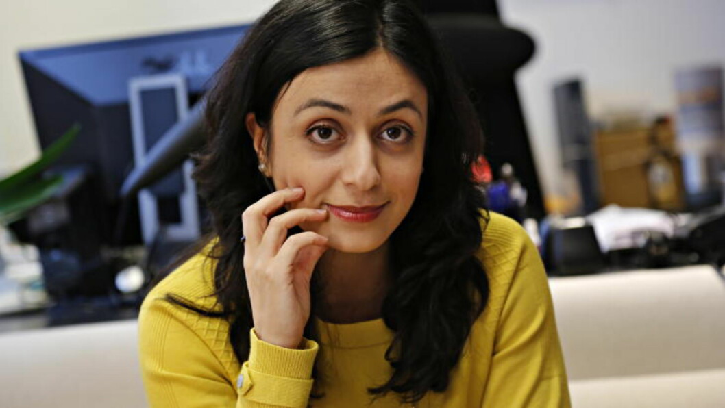 <strong>«EG SKAL TA DEG MED TIL GODTEBUTIKKEN»:</strong> Hadia Tajik leverte en sterk kandidat til Årets gullkorn i oktober. Foto: Jacques Hvistendahl / Dagbladet. <strong>«EG SKAL TA DEG MED TIL GODTEBUTIKKEN»:</strong> Hadia Tajik leverte en sterk kandidat til Årets gullkorn i oktober. Foto: Jacques Hvistendahl / Dagbladet.