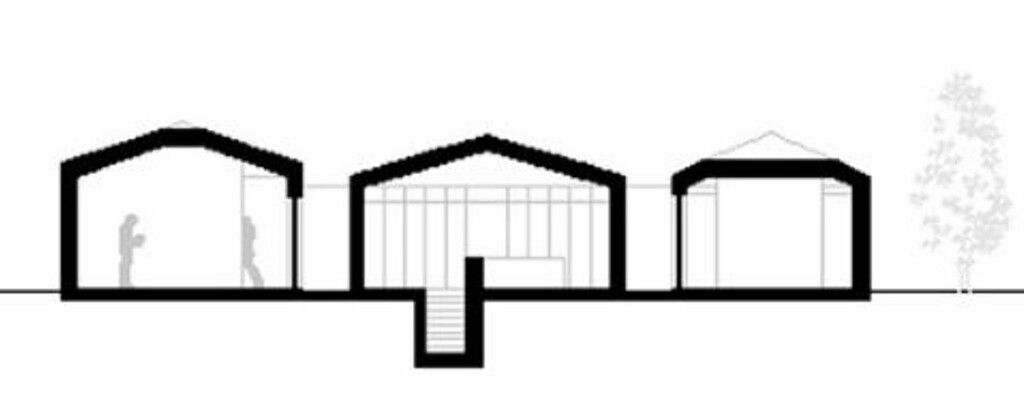 KNYTTET SAMMEN: Man beveger seg mellom de ulike husene gjennom tunneller. Illustrasjon: CHP Arquitectos KNYTTET SAMMEN: Man beveger seg mellom de ulike husene gjennom tunneller. Illustrasjon: CHP Arquitectos