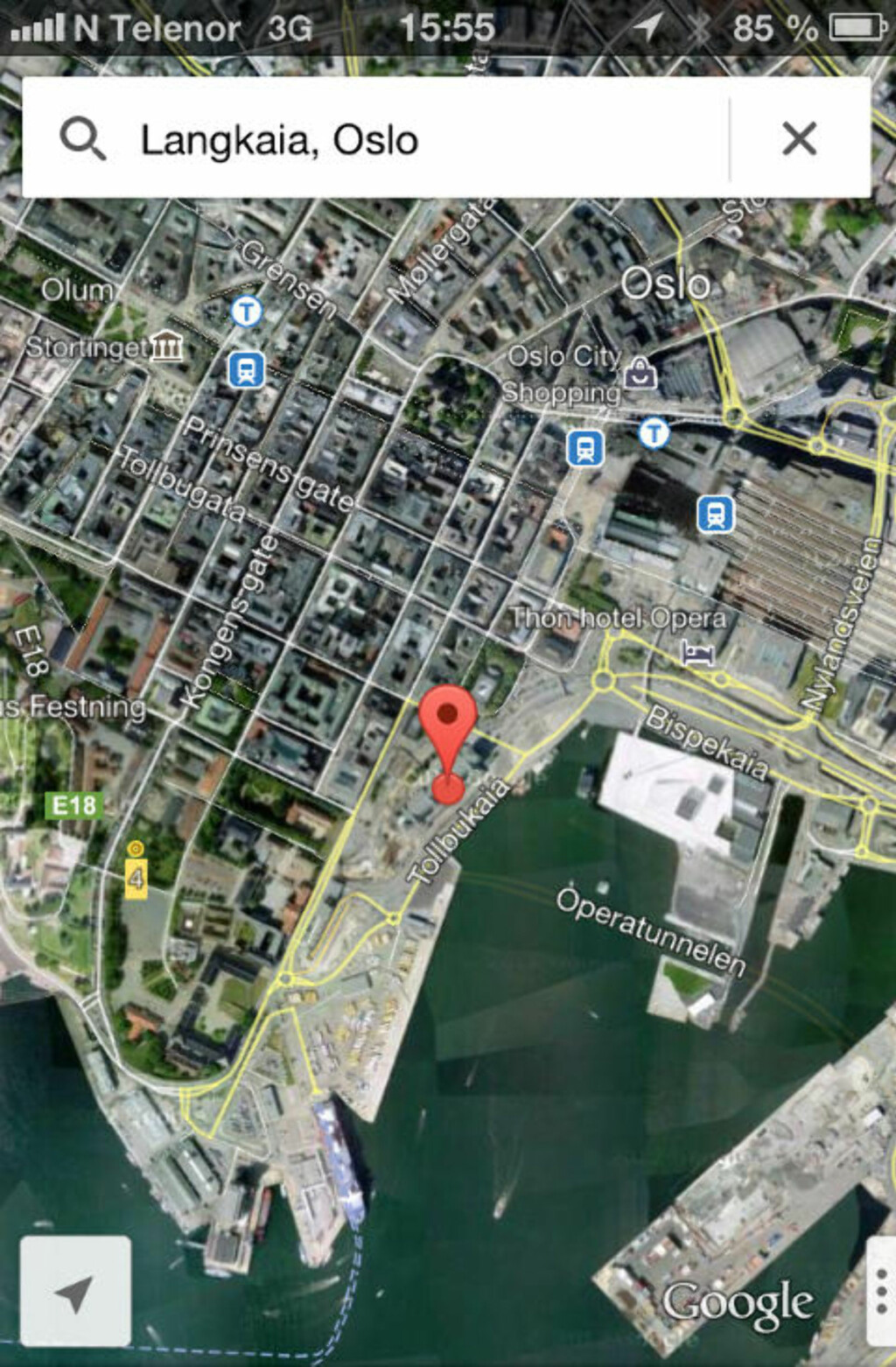 ENKELT: Det er ikke mye dildall i brukergrensesnittet til Google Maps. Fanen nede til høyre gir tilgang til flere funksjoner. ENKELT: Det er ikke mye dildall i brukergrensesnittet til Google Maps. Fanen nede til høyre gir tilgang til flere funksjoner.