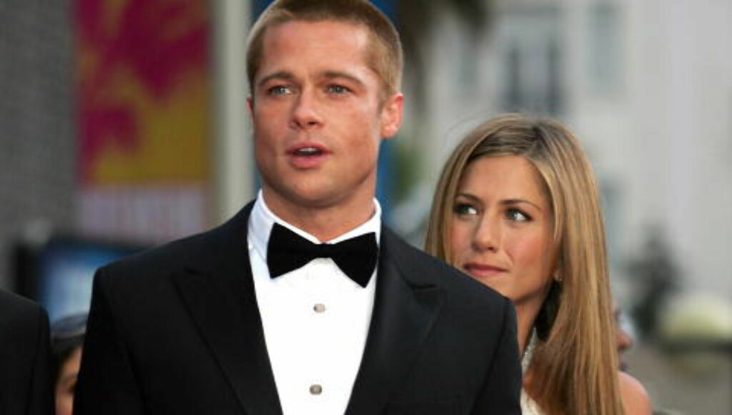 «TYPEN TIL RACHEL»: Steffen snakket med Brad Pitt, som han omtaler som «typen te a Rachel». Steffen Iversen er stor fan av TV-serien «Friends» («Venner for livet»), der Pitts tidligere kone Jennifer Aniston (t.h.) fikk sitt store gjennombrudd som rollefiguren Rachel. Foto: ERIC GAILLARD / REUTERS / NTB SCANPIX «TYPEN TIL RACHEL»: Steffen snakket med Brad Pitt, som han omtaler som «typen te a Rachel». Steffen Iversen er stor fan av TV-serien «Friends» («Venner for livet»), der Pitts tidligere kone Jennifer Aniston (t.h.) fikk sitt store gjennombrudd som rollefiguren Rachel. Foto: ERIC GAILLARD / REUTERS / NTB SCANPIX