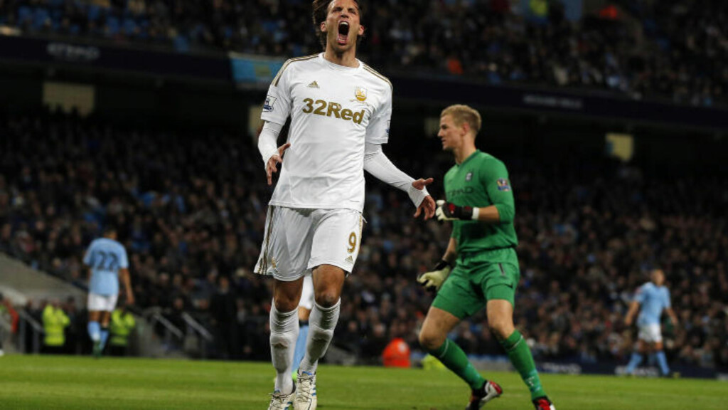 SWANSEA-SEIER: Michu scoret da Swansea vant 2-1 borte mot Newcastle. Foto: REUTERS/Phil Noble SWANSEA-SEIER: Michu scoret da Swansea vant 2-1 borte mot Newcastle. Foto: REUTERS/Phil Noble