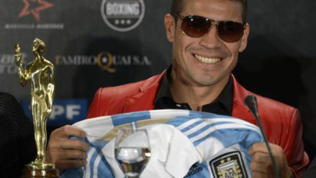 BOKSER: Bokseren Sergio Martinez ble årets idrettsnavn i Argentina. Foto: AFP PHOTO / Juan Mabromata BOKSER: Bokseren Sergio Martinez ble årets idrettsnavn i Argentina. Foto: AFP PHOTO / Juan Mabromata