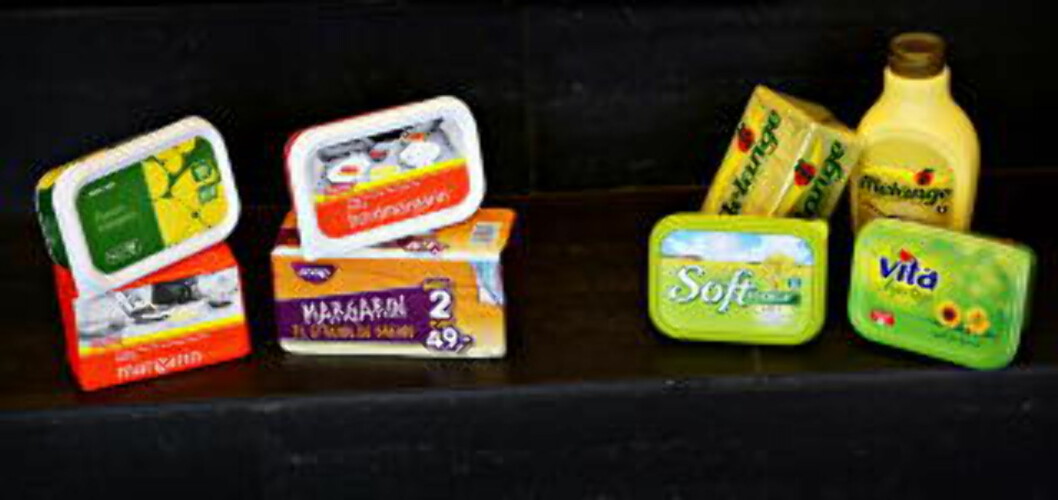 FETT NOK Smør og margarin er fett i seg selv, og både Bremyk, Soft Flora, Melange og Vita hjertego er uten palmeolje. Foto: Jacques Hvistendahl FETT NOK Smør og margarin er fett i seg selv, og både Bremyk, Soft Flora, Melange og Vita hjertego er uten palmeolje. Foto: Jacques Hvistendahl