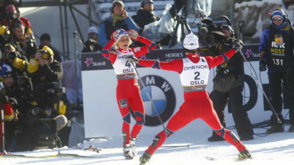 GULLJENTER: Therese Johaug og Marit Bjørgen.
Foto: Kyrre Lien / Scanpix GULLJENTER: Therese Johaug og Marit Bjørgen.
Foto: Kyrre Lien / Scanpix