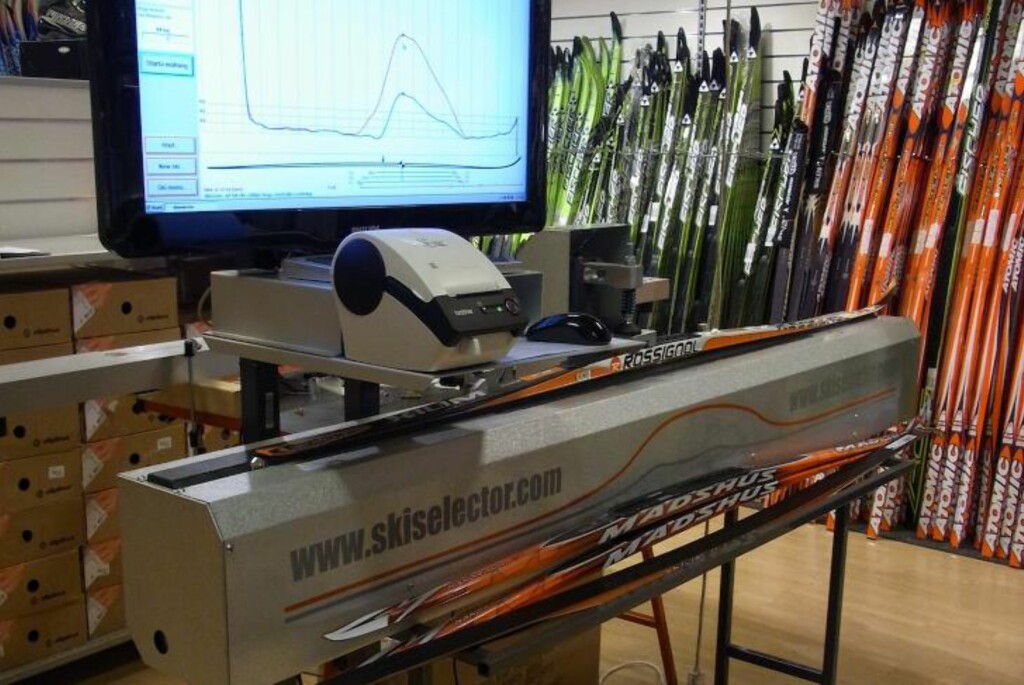 SLIK SER MASKINEN UT: Dette er Skiselector, som har skapt bråk mellom et svensk firma og Olympiatoppen. Foto: Vendolocus Development SLIK SER MASKINEN UT: Dette er Skiselector, som har skapt bråk mellom et svensk firma og Olympiatoppen. Foto: Vendolocus Development