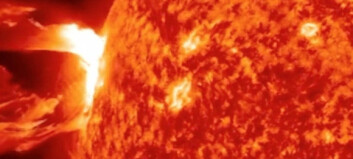 NASA fanget ny spektakulær solstorm NASA fanget ny spektakulær solstorm