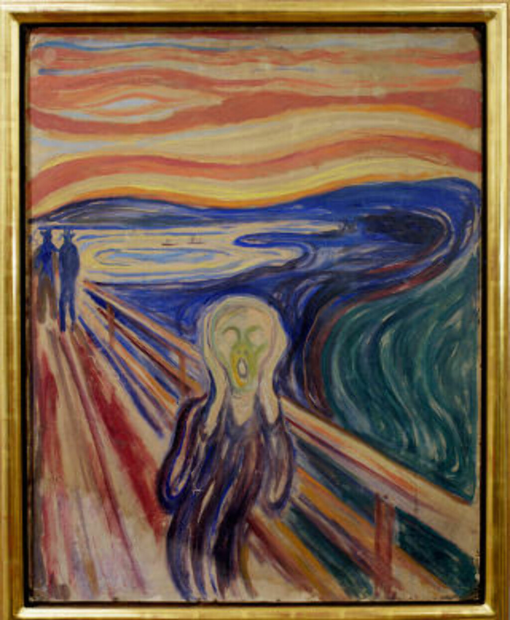 «SKRIK» (1910): Munch-museets oljemaleri. Foto: Stian Lysberg Solum / SCANPIX «SKRIK» (1910): Munch-museets oljemaleri. Foto: Stian Lysberg Solum / SCANPIX