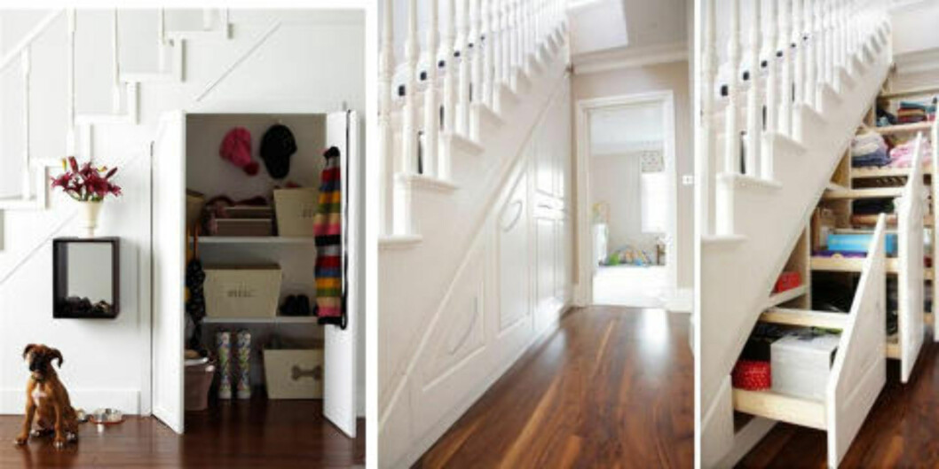 Sjekk hva du kan gjemme under trappen