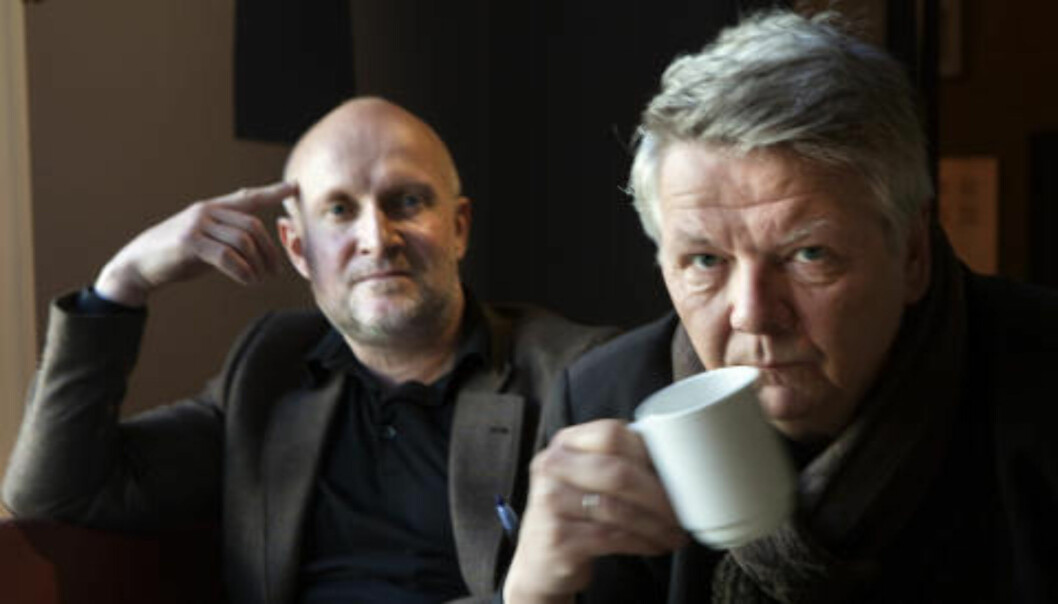 <strong>DIKT TIL LUNSJ:</strong> Lars Saabye Christensen og Tom Stalsberg rir igjen. Det litterære og musikalske samarbeidet har resultert i diktboka «Min Buick er lastet med». Foto: Anders Grønneberg <strong>DIKT TIL LUNSJ:</strong> Lars Saabye Christensen og Tom Stalsberg rir igjen. Det litterære og musikalske samarbeidet har resultert i diktboka «Min Buick er lastet med». Foto: Anders Grønneberg