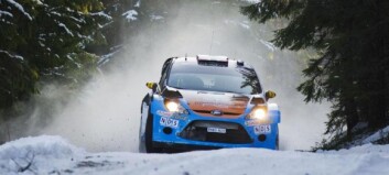 Østberg på pallen i Rally Sverige Østberg på pallen i Rally Sverige