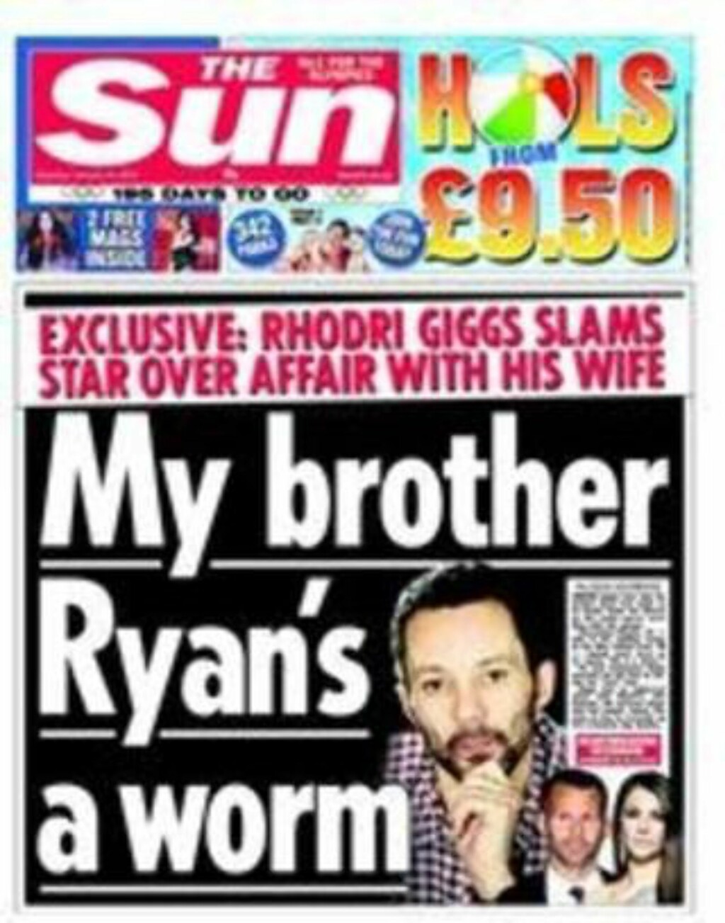 THE SUN: Slik ser forsida til The Sun ut i dag. THE SUN: Slik ser forsida til The Sun ut i dag.