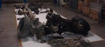 Her er restene av Breiviks bombebil Her er restene av Breiviks bombebil