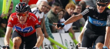 Wiggins mistet ledertrøya i Vueltaen Wiggins mistet ledertrøya i Vueltaen