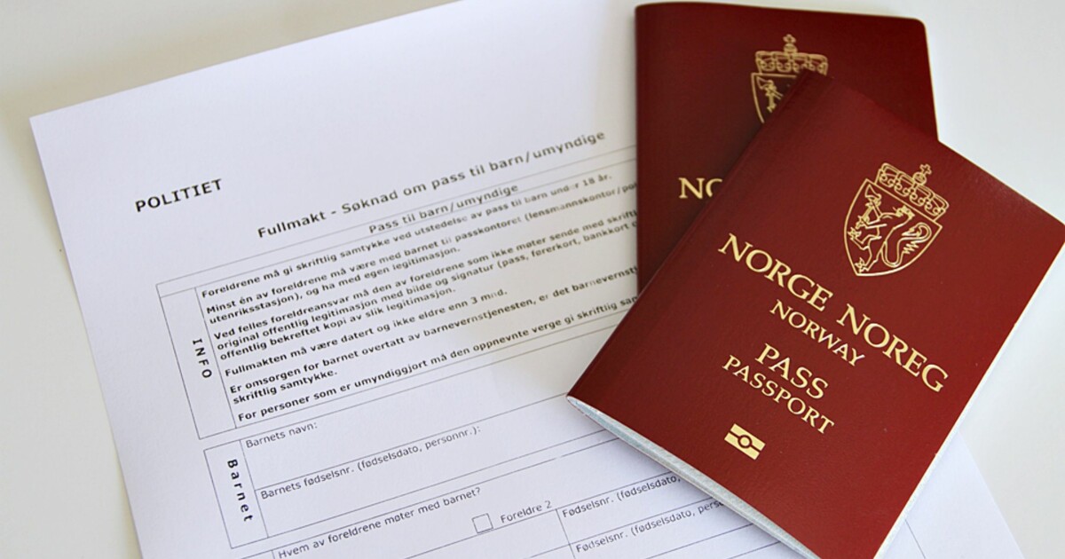 Pass fullmakt barn Pass fullmakt barn